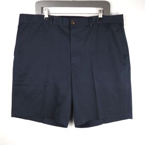 Brooks Brothers Country Club Prosport Chino Golf Shorts Men’s 40 Navy Blue Flat